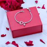 Silver Heart Bracelet